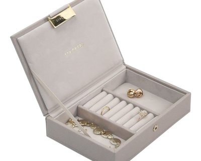 Taupe Mini Jewellery Box Lid