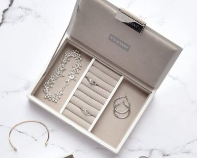 White Mini Jewellery Box Lid