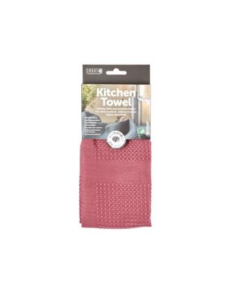 Kitchen Towel 60x40cm 1PK - Dusty Rose