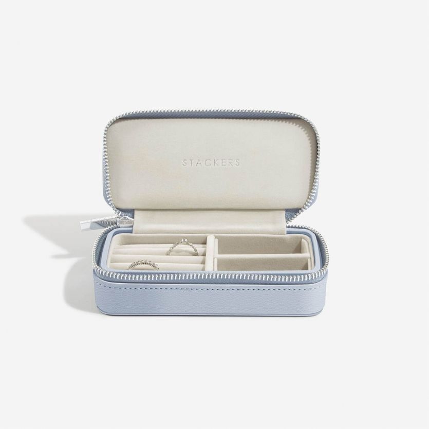 Medium Travel Zip Jewellery Box - Lavender